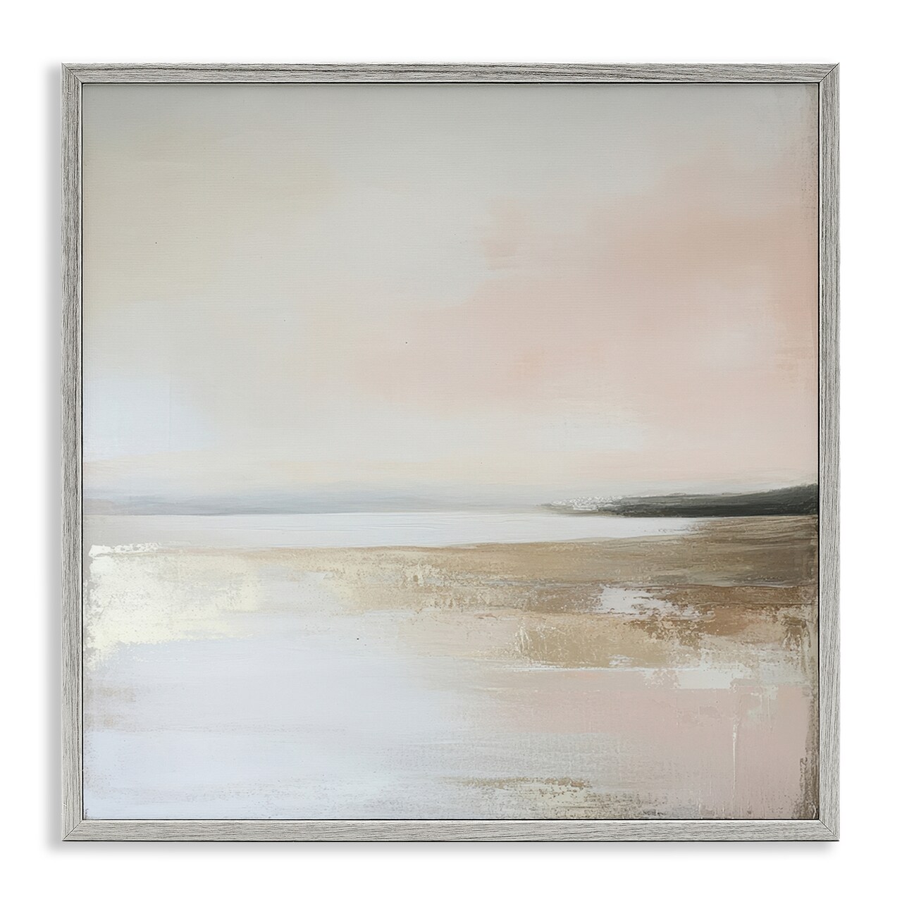 Stupell Industries Muted Landscape Hidden Coast Framed Giclee, design by Petal Prints Design
